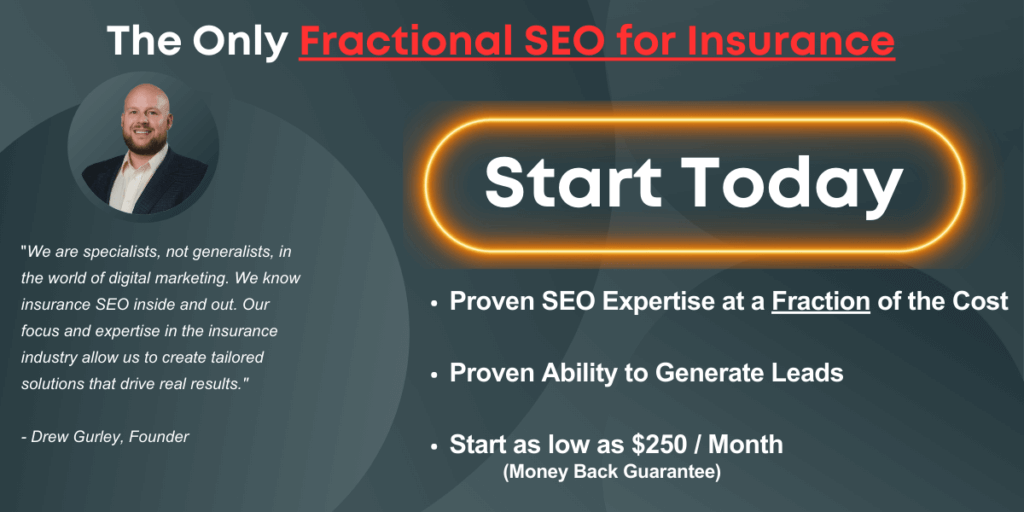 Fractional SEO for insurance agencies