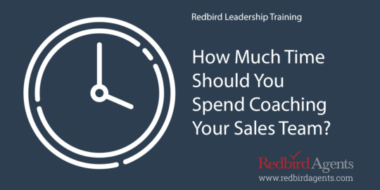 How much time should you spend coaching your sales team