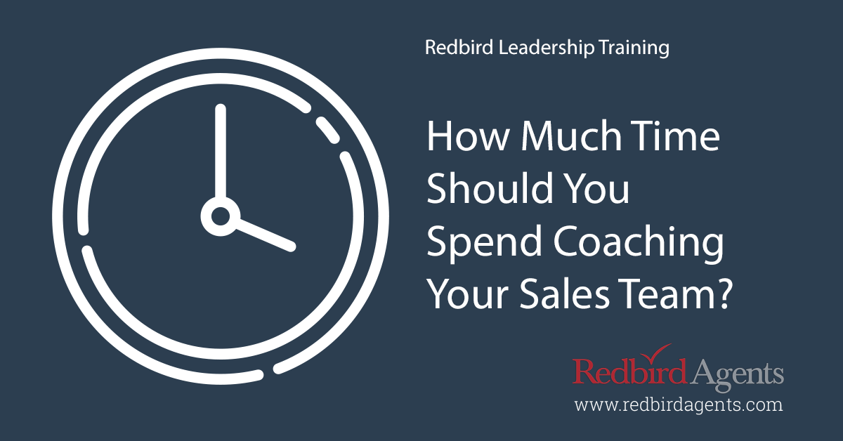 How much time should you spend coaching your sales team