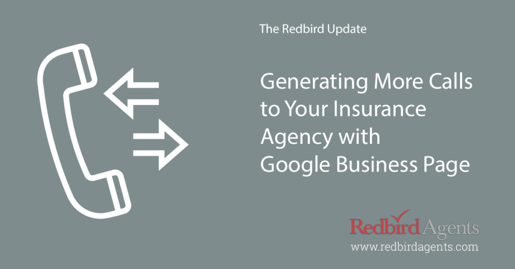 Google Business page optimization for insurance agencies.