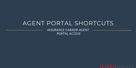 Agent login shortcut for insurance company agent portals.